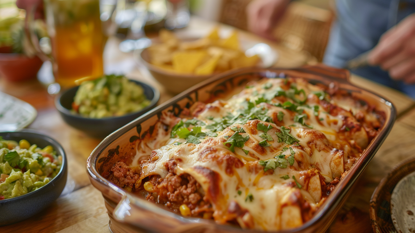 Crockpot Enchilada Casserole