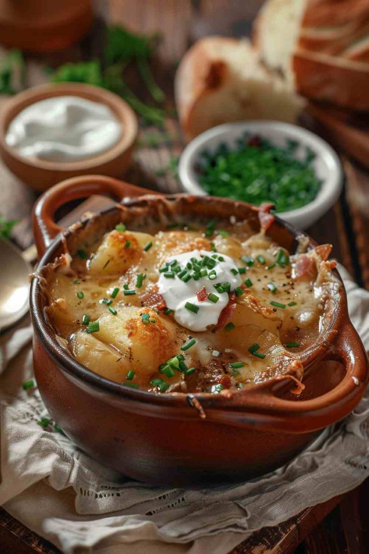 Crockpot Loaded Baked Potato Soup