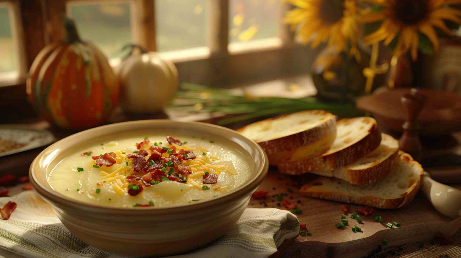 Crockpot Loaded Baked Potato Soup