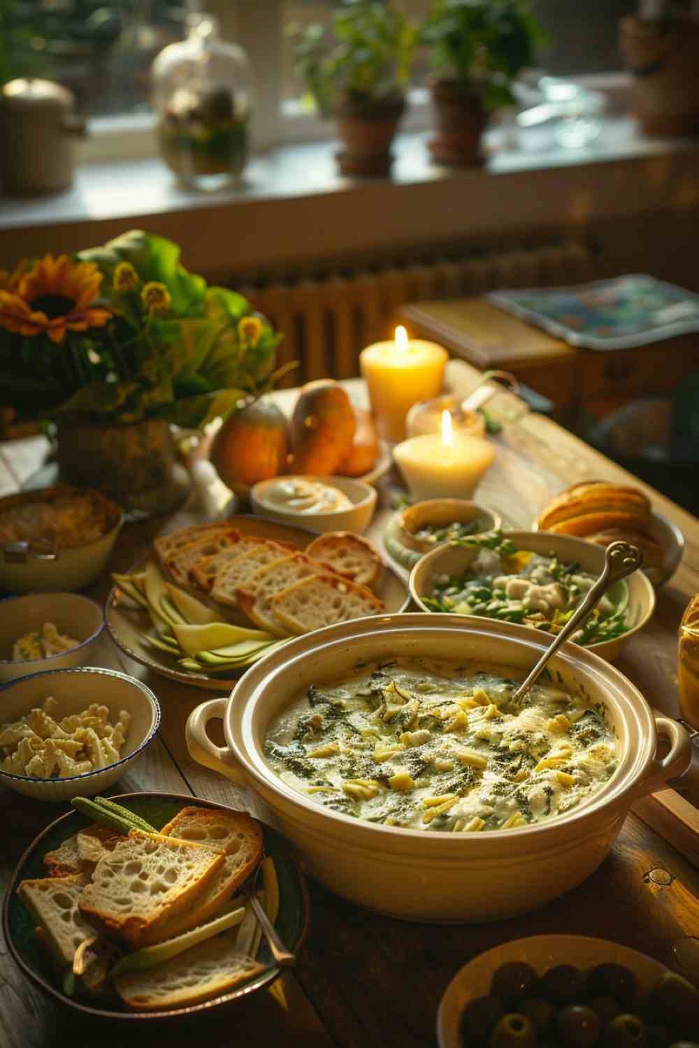 Crockpot Spinach Artichoke Dip