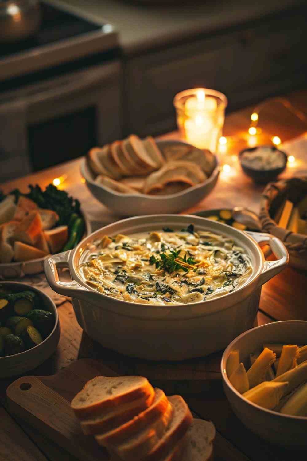 Crockpot Spinach Artichoke Dip