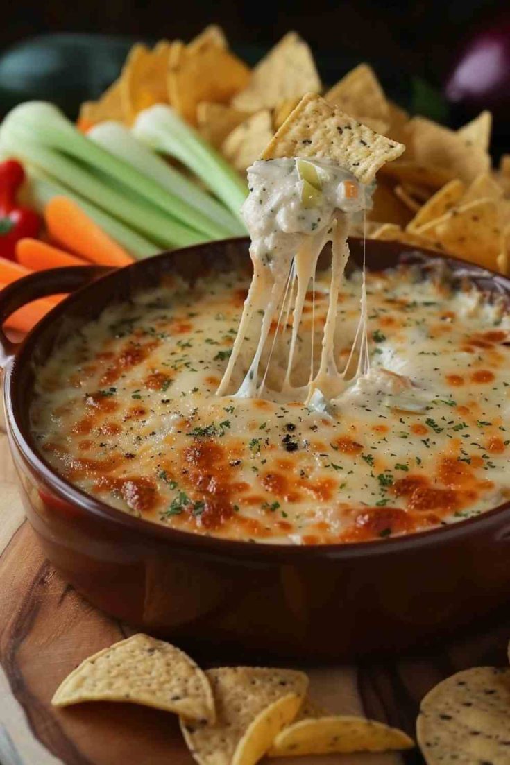 Crockpot Spinach Artichoke Dip