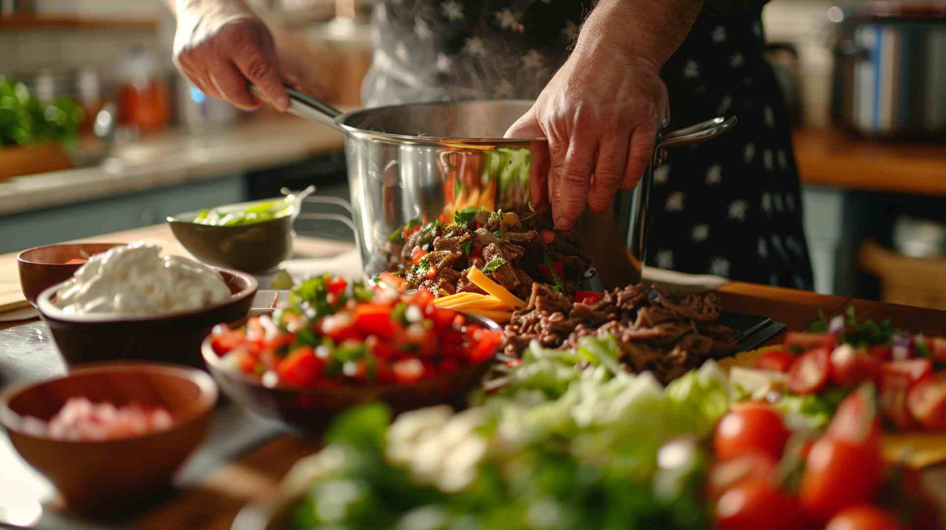 Easy Crockpot Beef Tacos