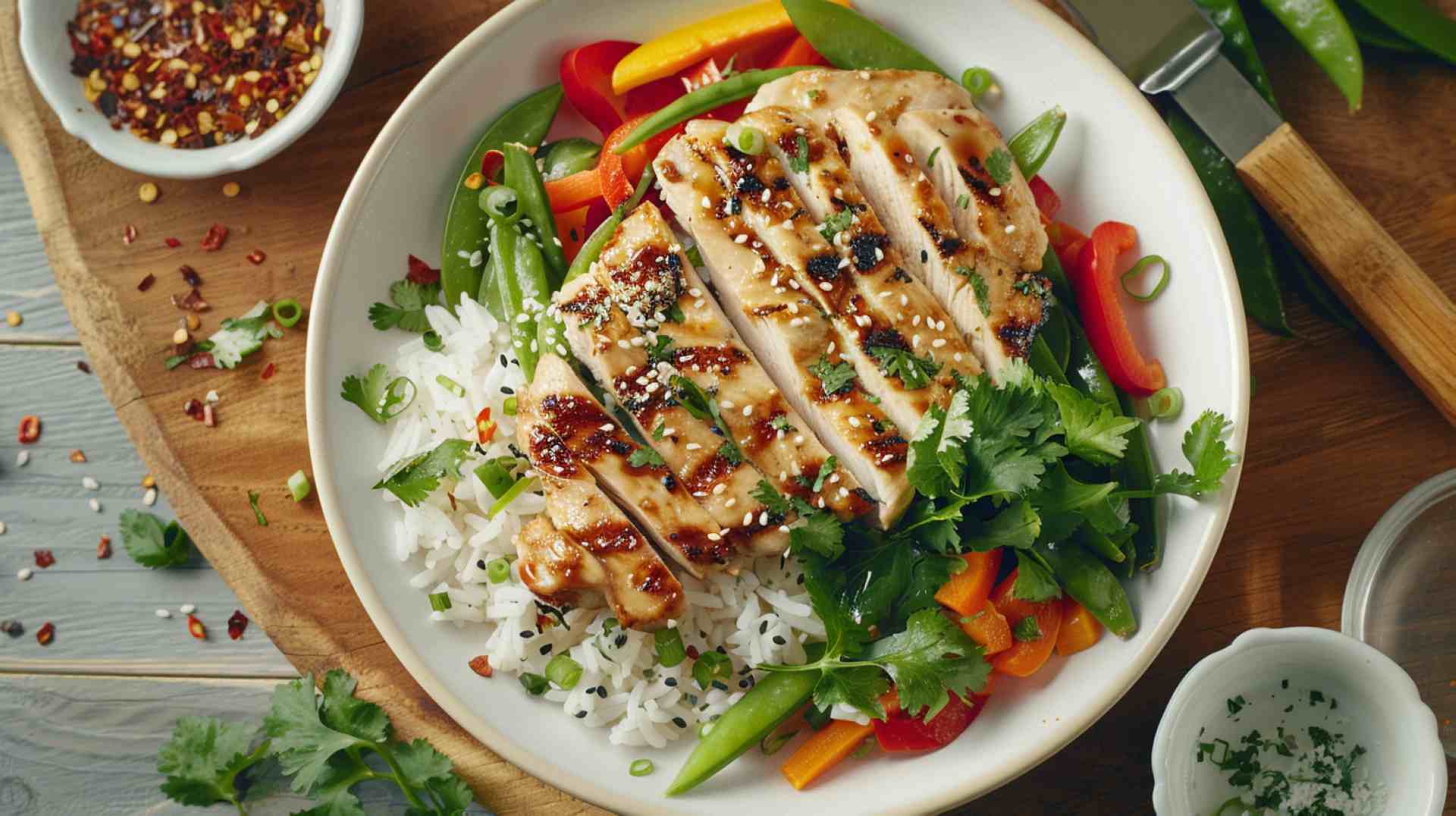 Easy Teriyaki Chicken Bowls