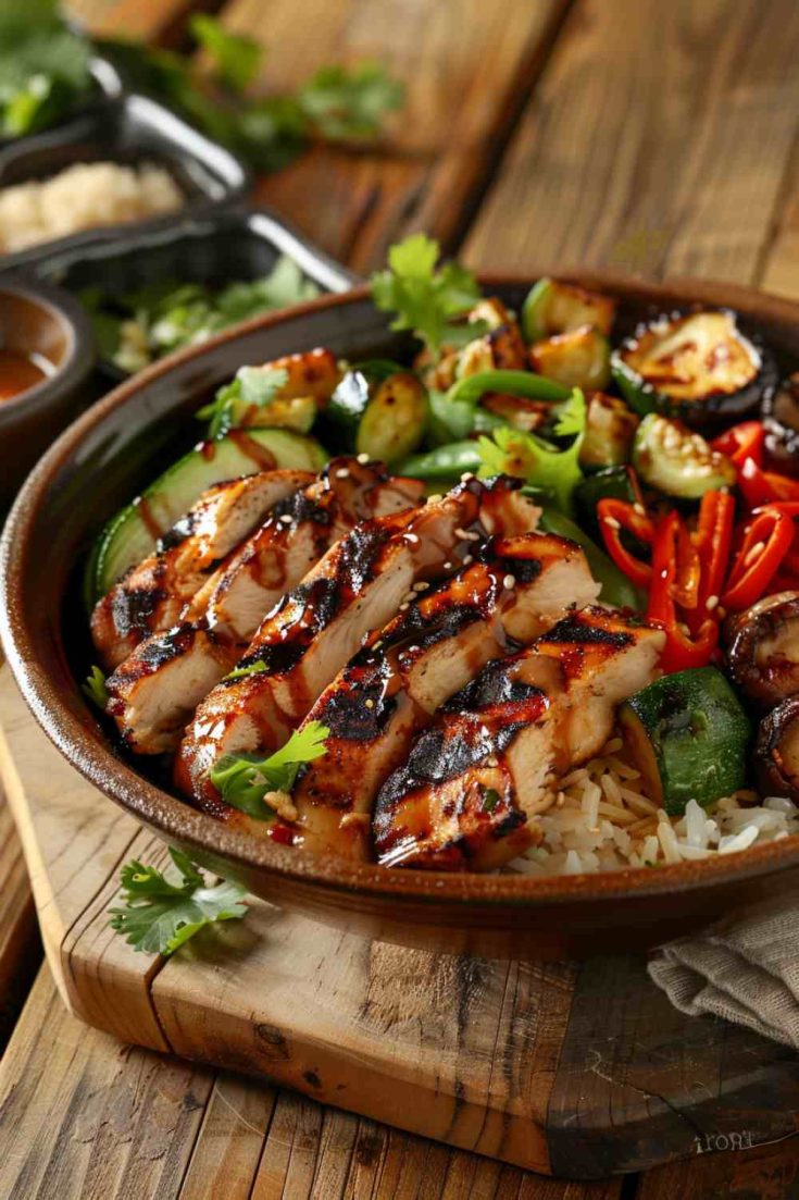 Easy Teriyaki Chicken Bowls