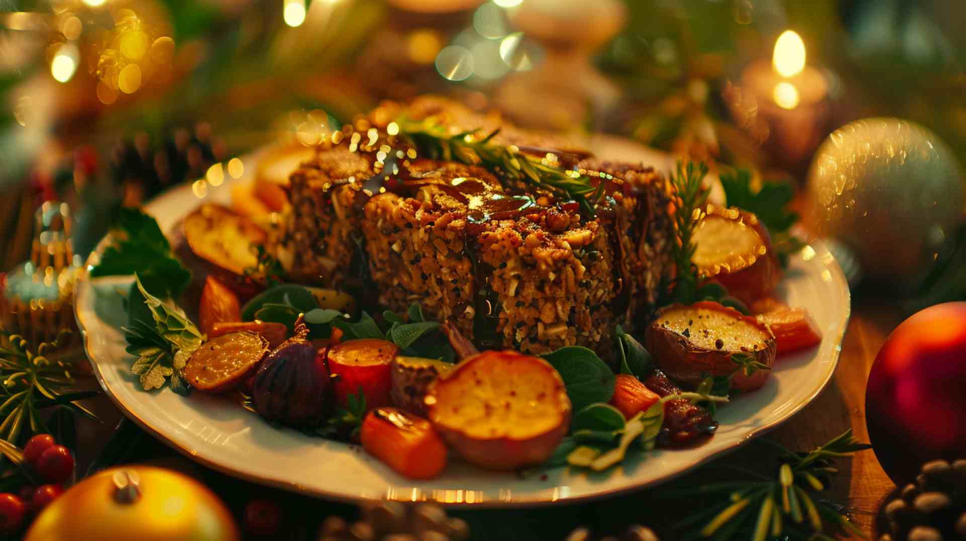 Festive Vegan Nut Roast