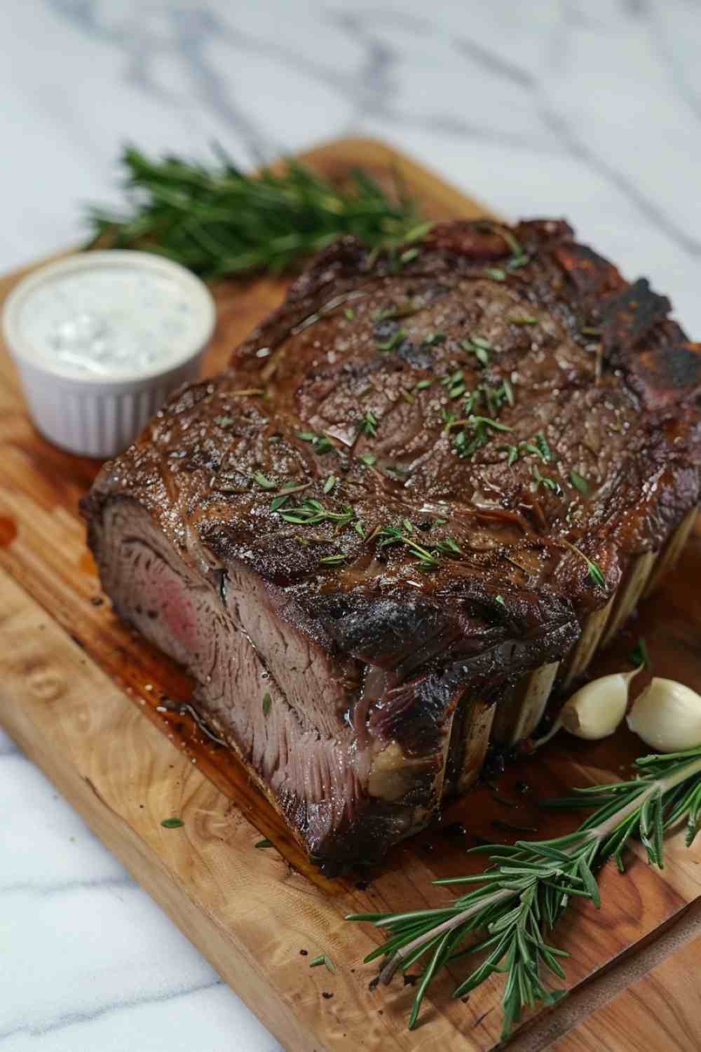 Garlic Herb Prime Rib Roast