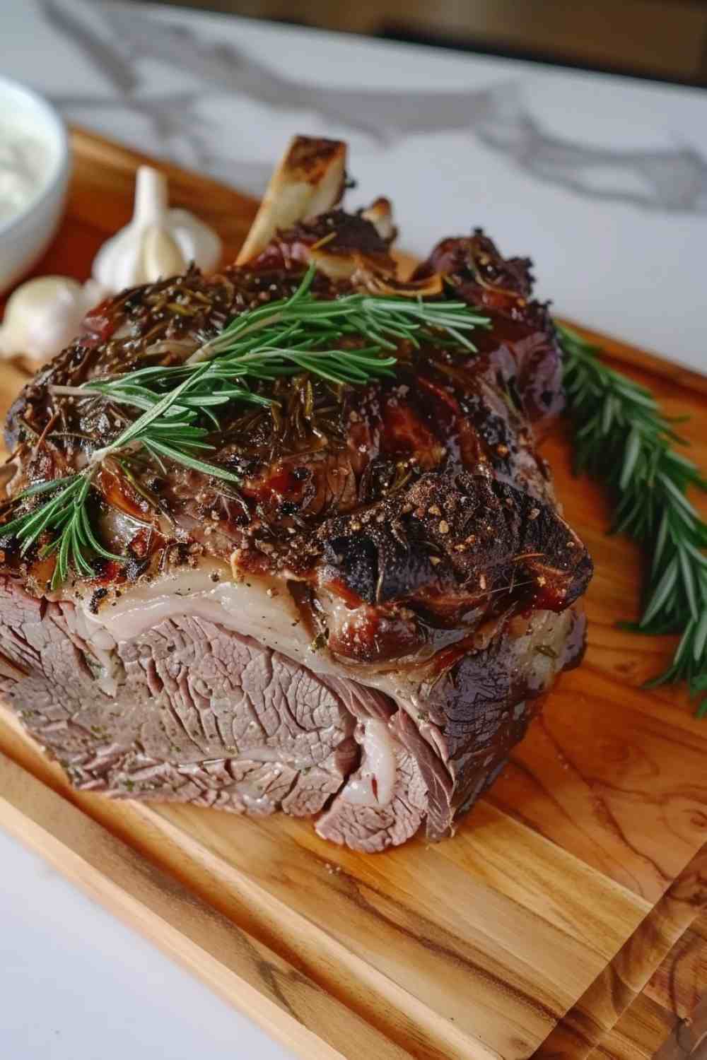 Garlic Herb Prime Rib Roast