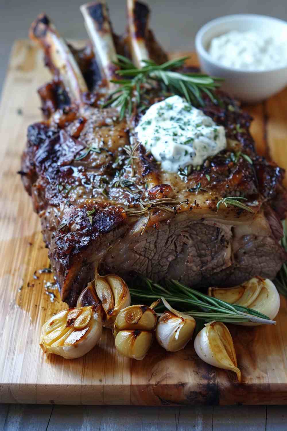 Garlic Herb Prime Rib Roast