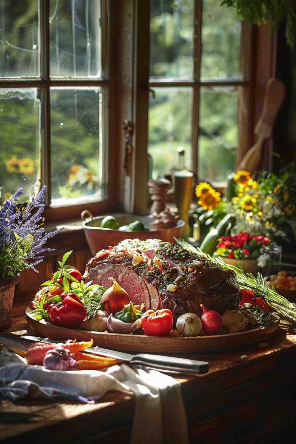 Garlic Herb Prime Rib Roast