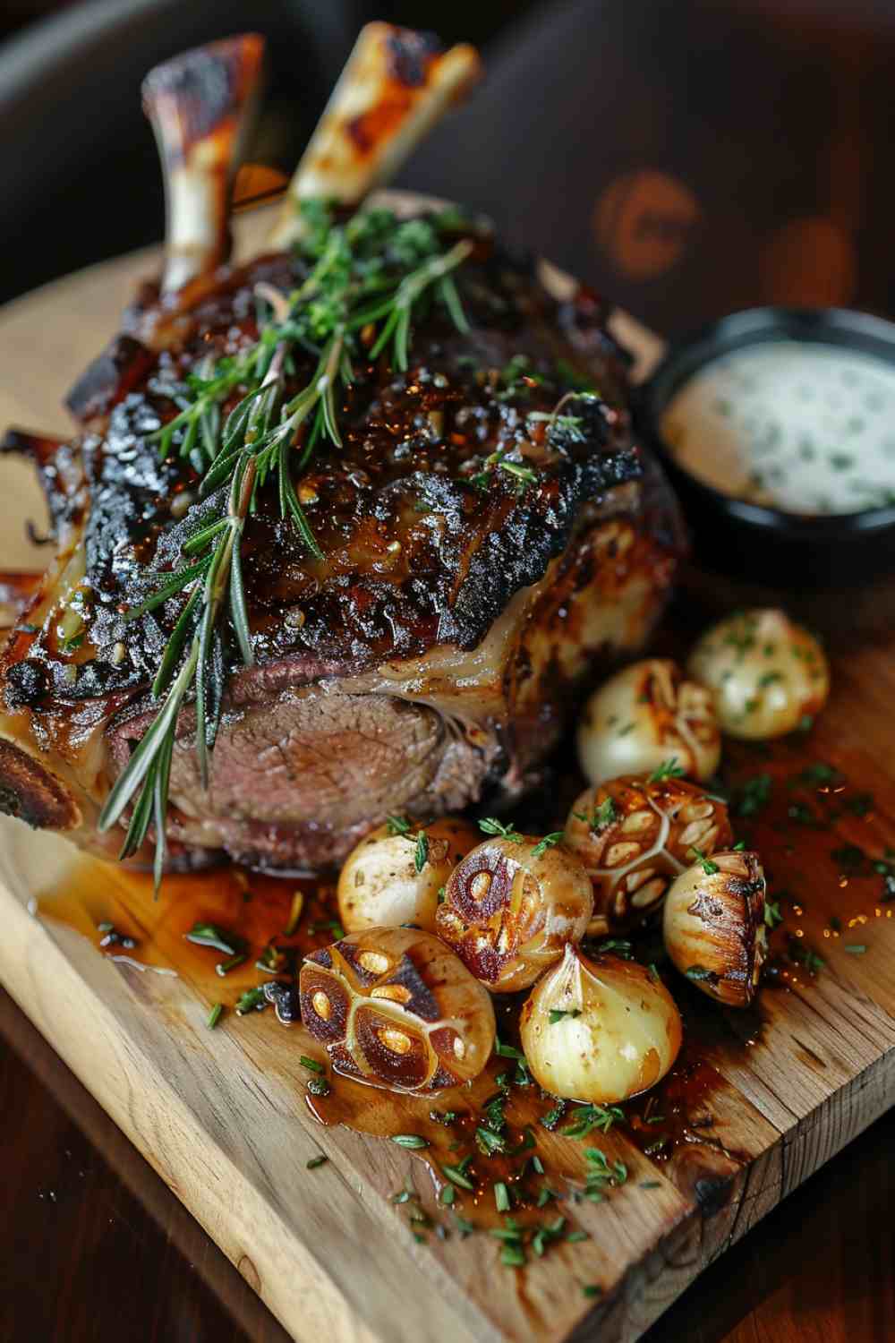 Garlic Herb Prime Rib Roast