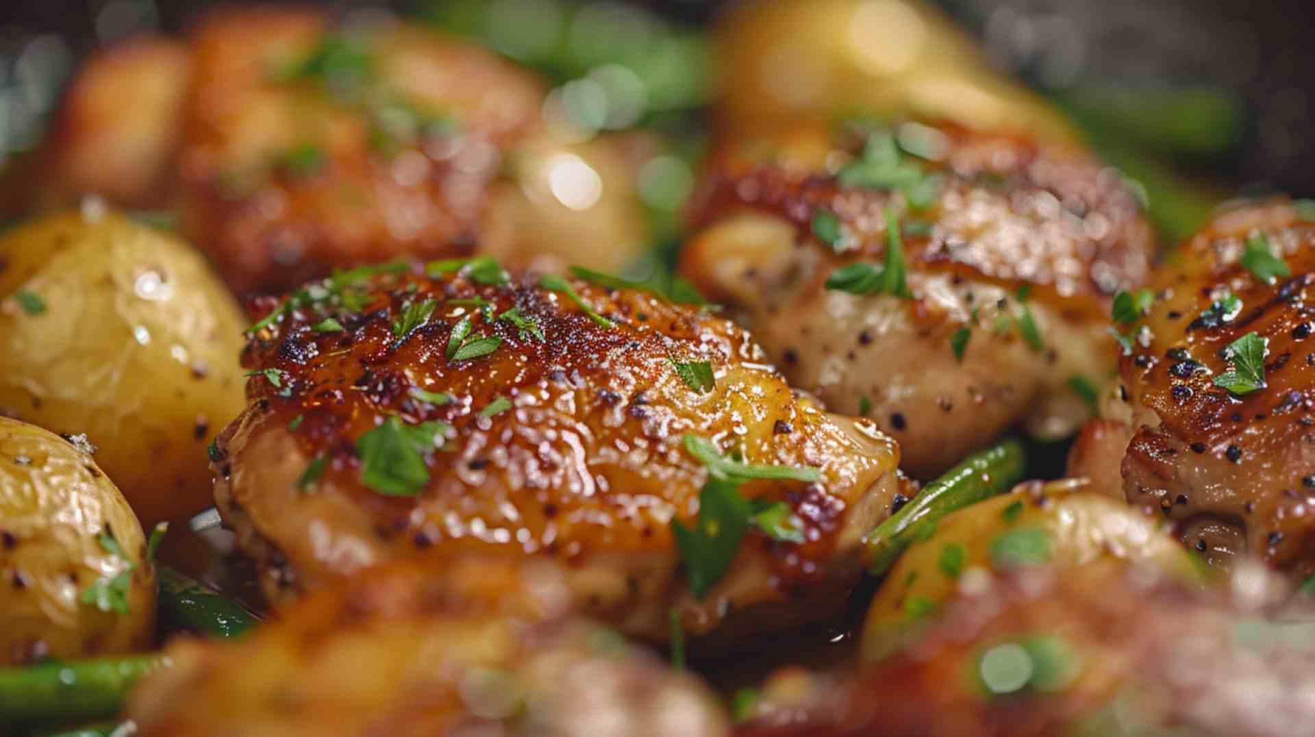 Garlic Lemon Butter Chicken Thighs