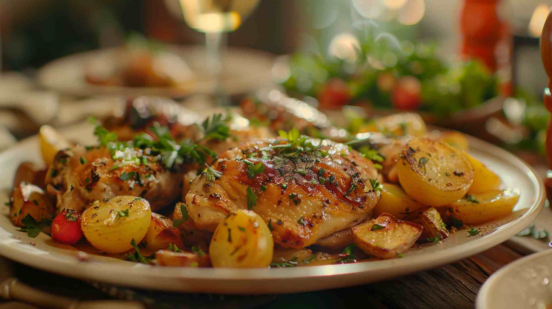 Greek Lemon Chicken with Potatoes