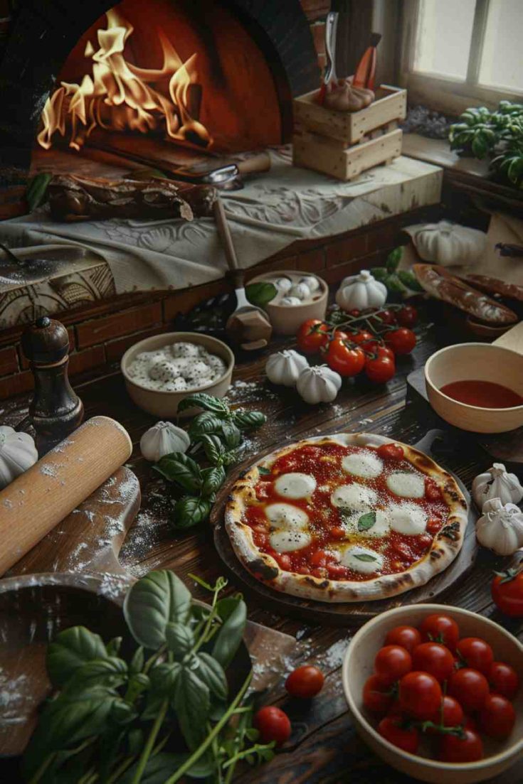 Homemade Margherita Pizza Night