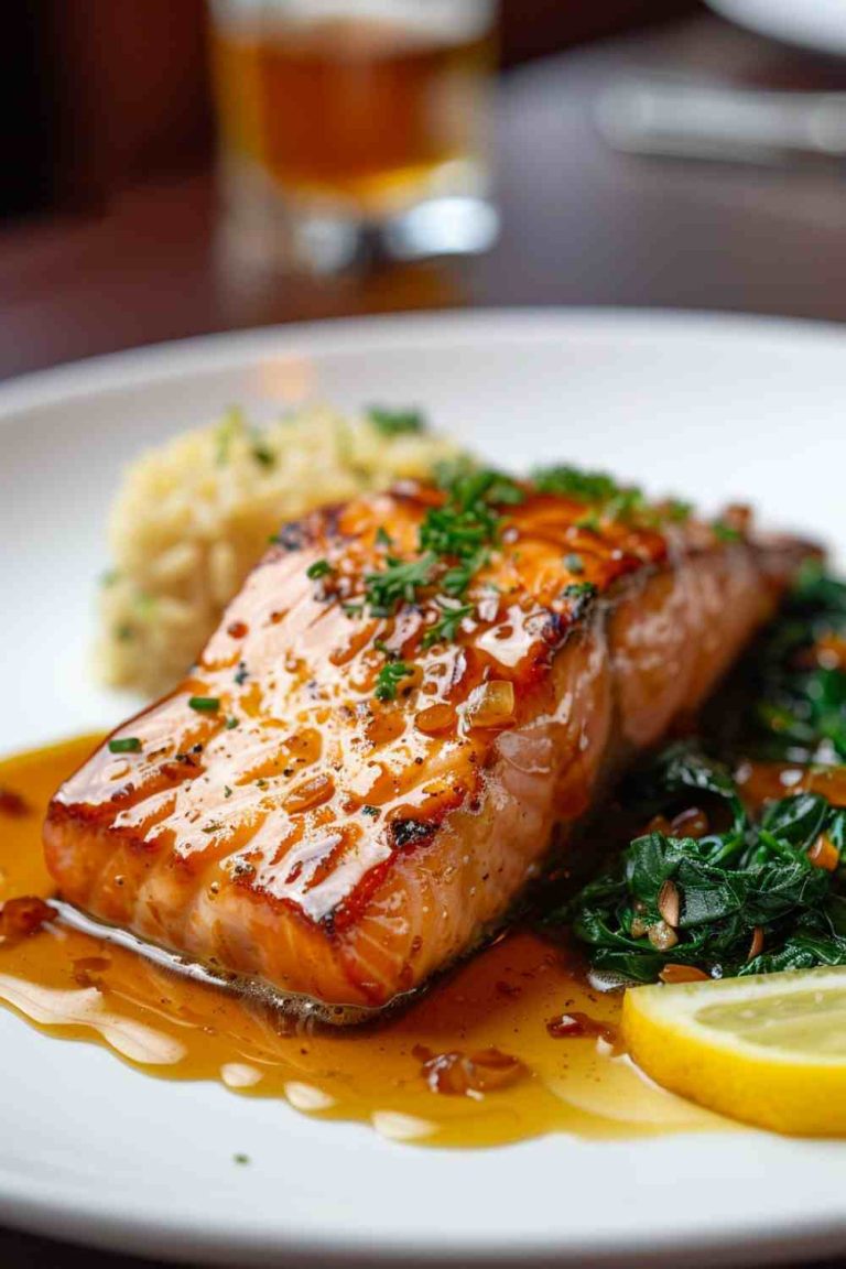 Honey Garlic Baked Salmon