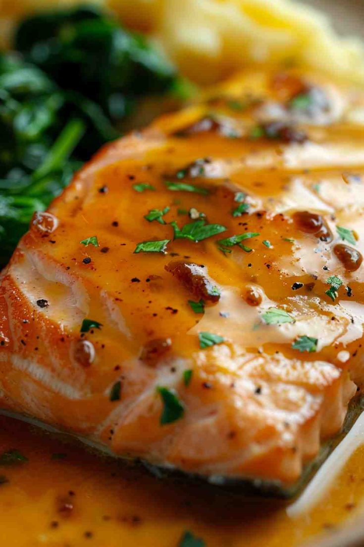 Honey Mustard Baked Salmon