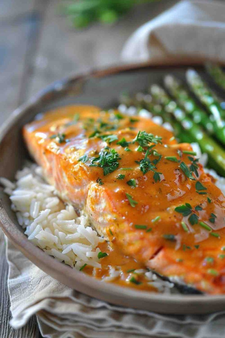 Honey Mustard Baked Salmon