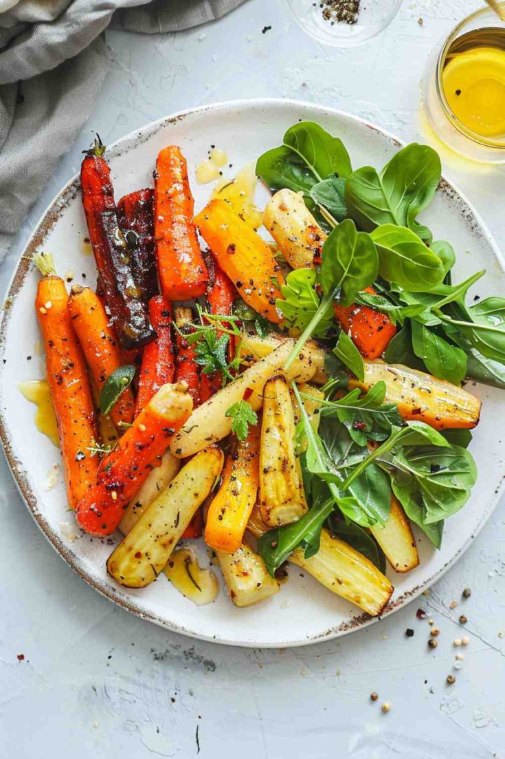 Honey-Roasted Carrots and Parsnips