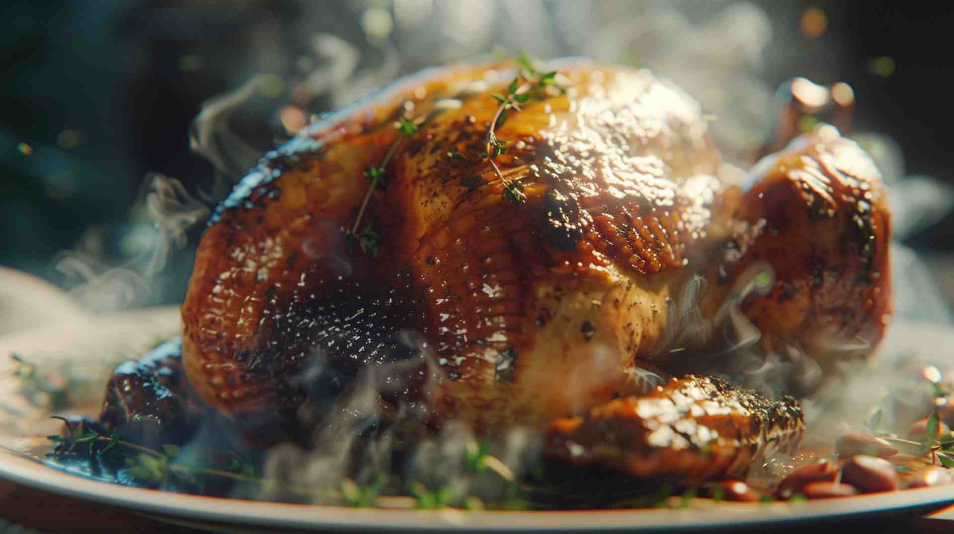 Juicy Roast Chicken with Thyme