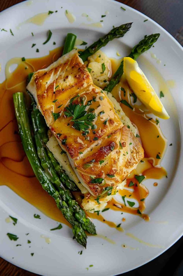 Lemon Butter Tilapia with Asparagus