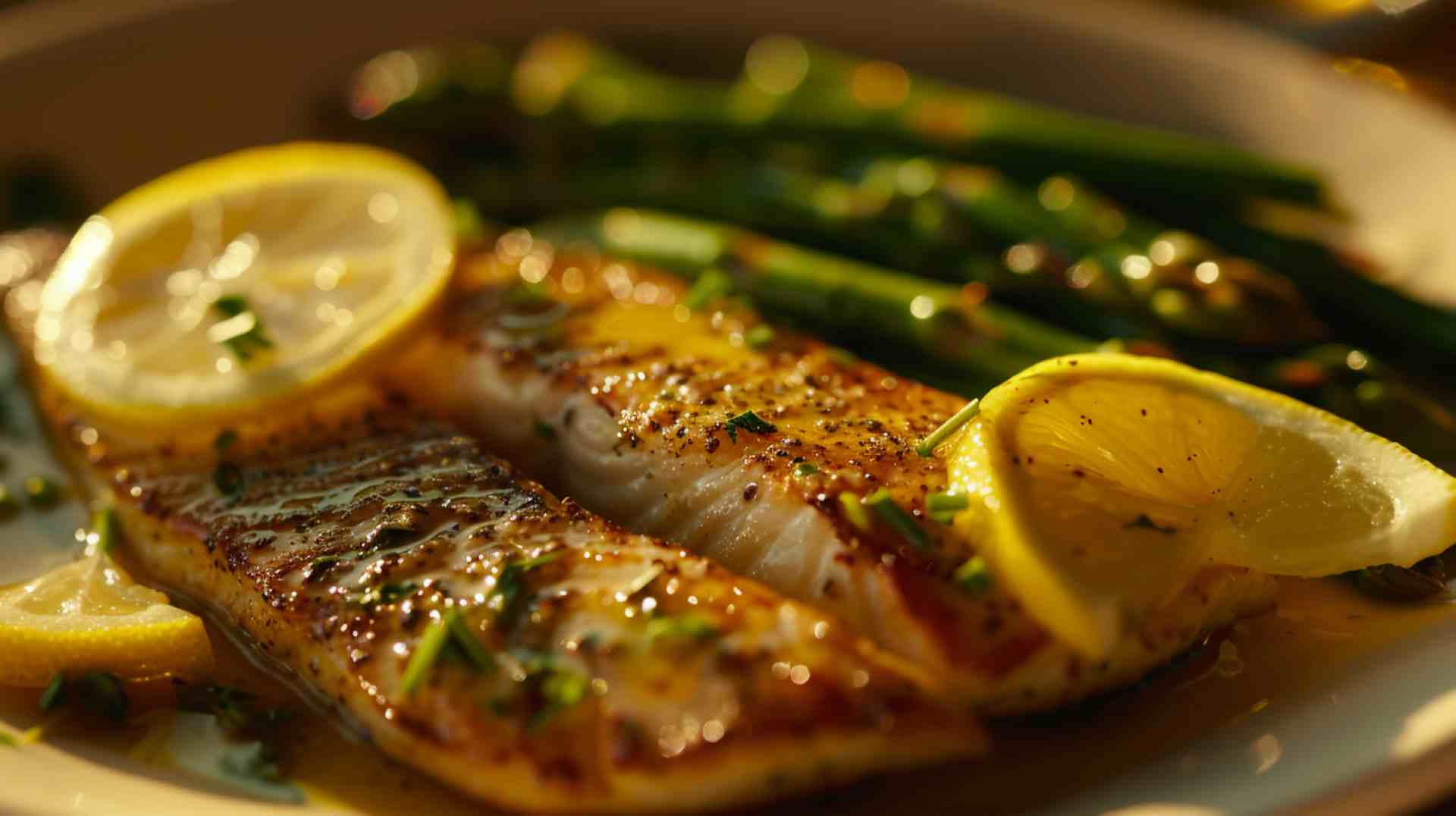 Lemon Butter Tilapia with Asparagus