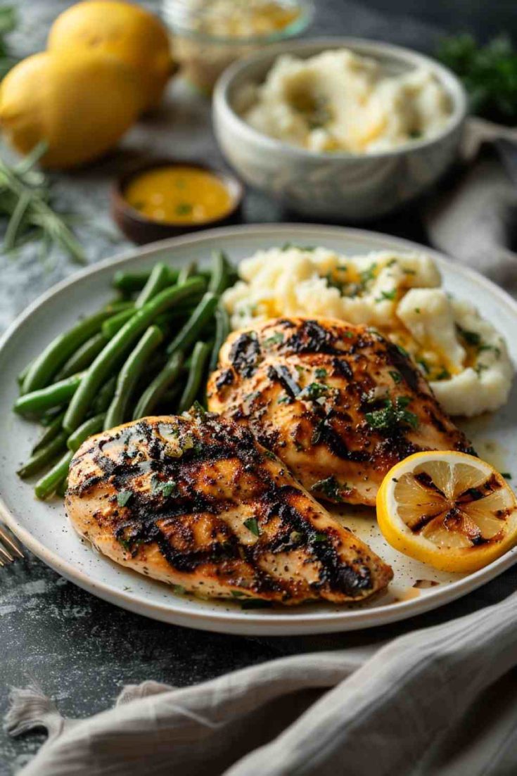 Lemon Herb Grilled Chicken Breasts