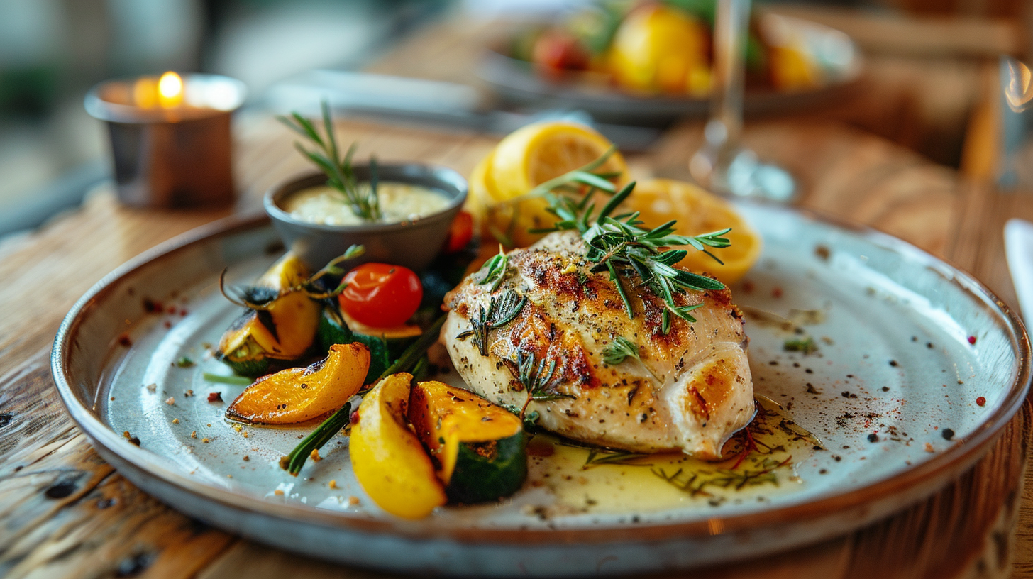 Lemon Herb Grilled Chicken Breasts