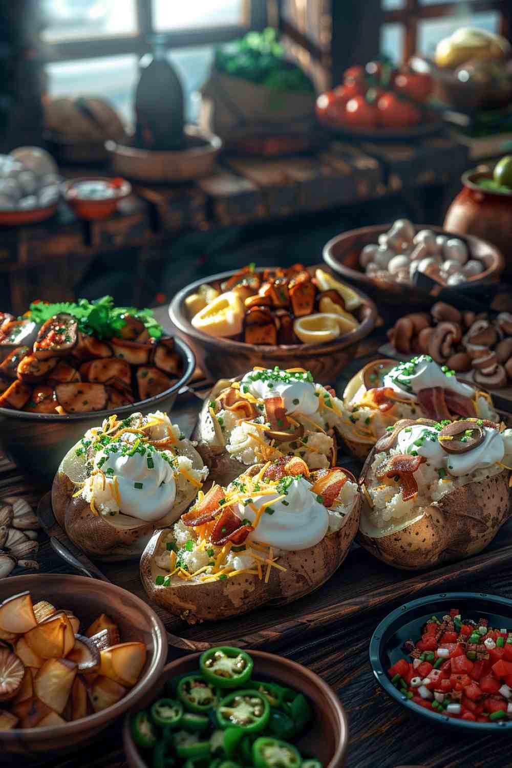 Loaded Baked Potato Bar Loaded Baked Potato Bar