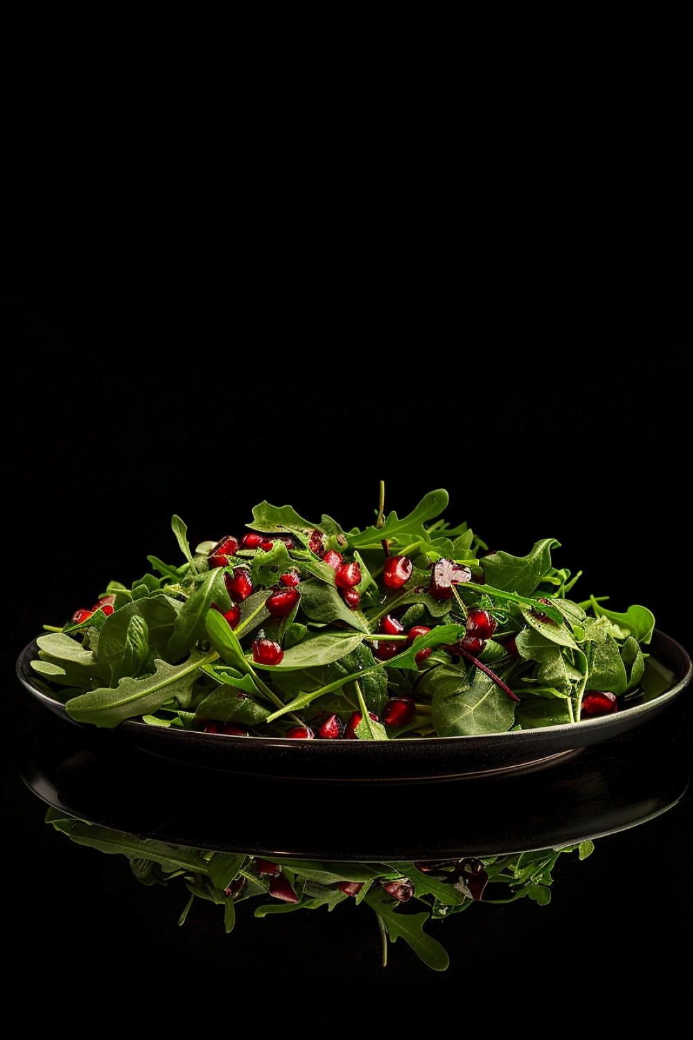 Mixed Greens Salad with Pomegranate Seeds