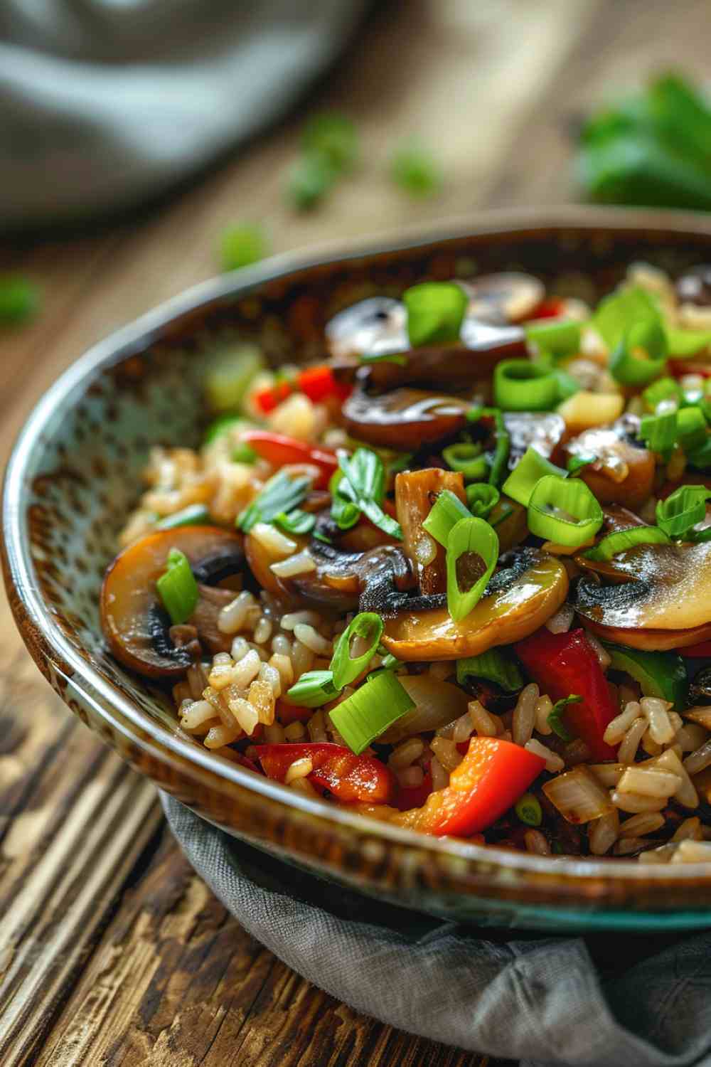 Mushroom Fried Rice