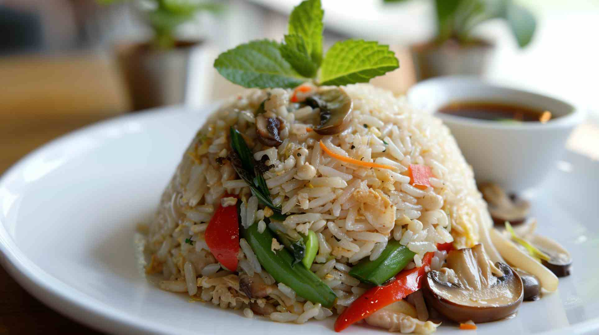 Mushroom Fried Rice