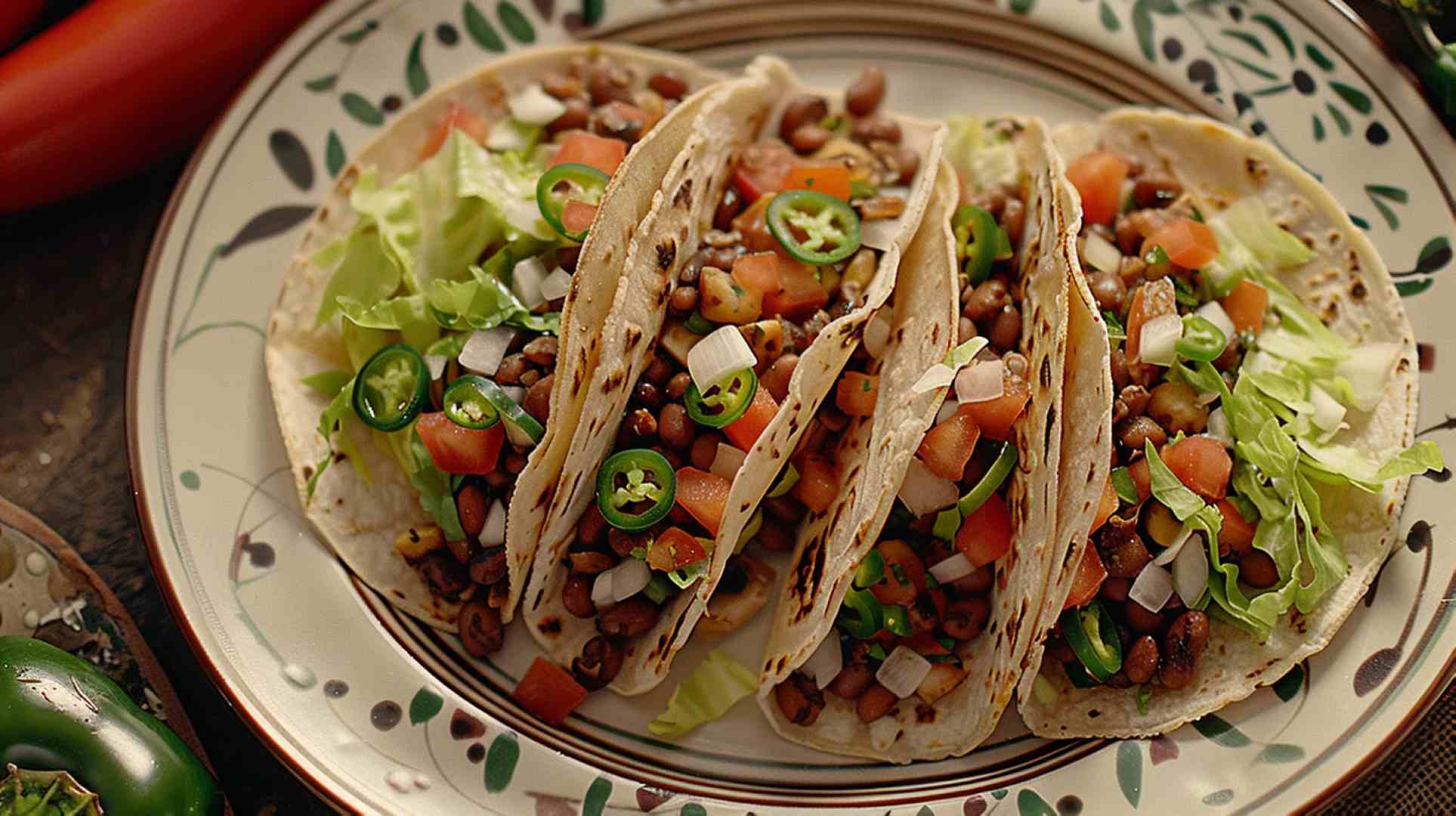 Mushroom and Bean Tacos