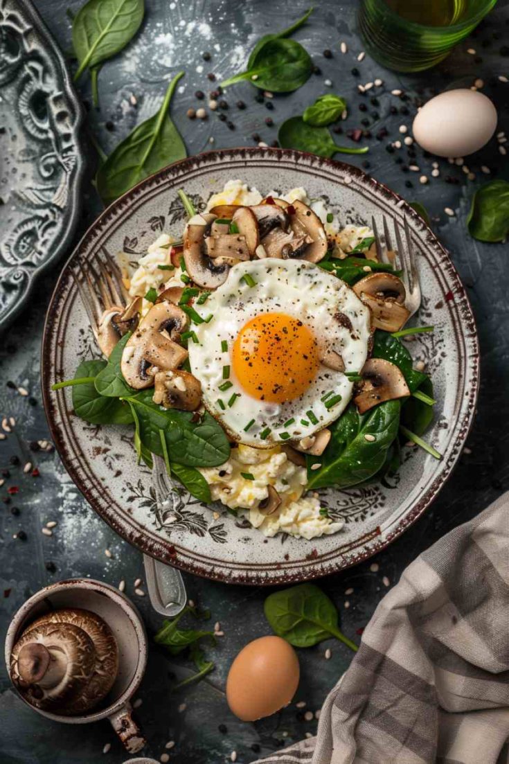 Mushroom and Egg Breakfast Skillet