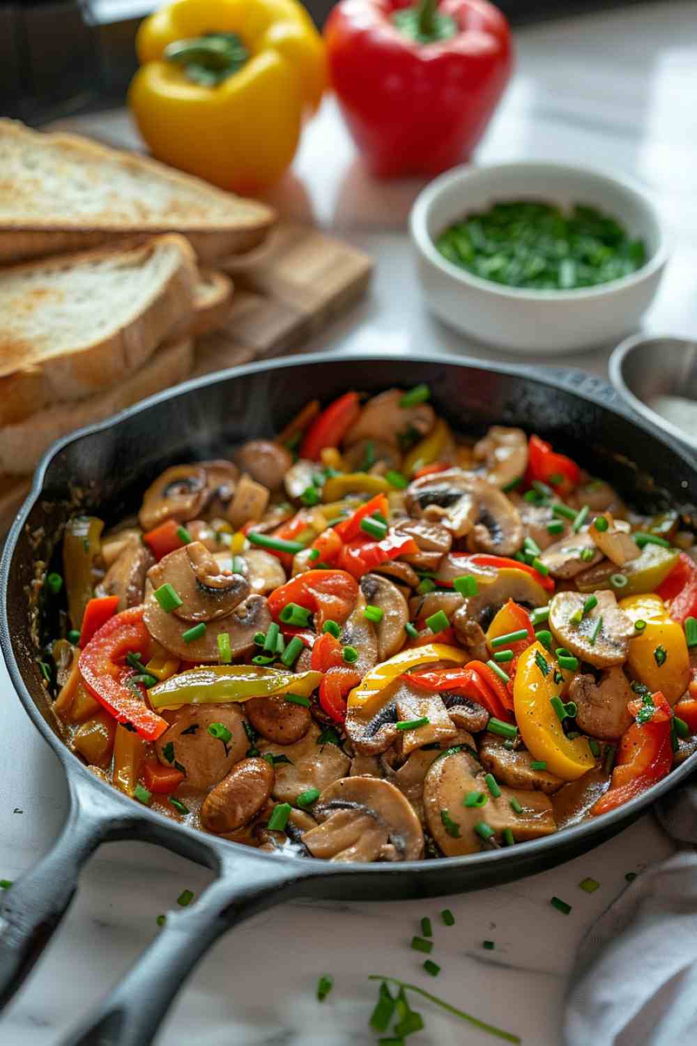 Mushroom and Egg Breakfast Skillet