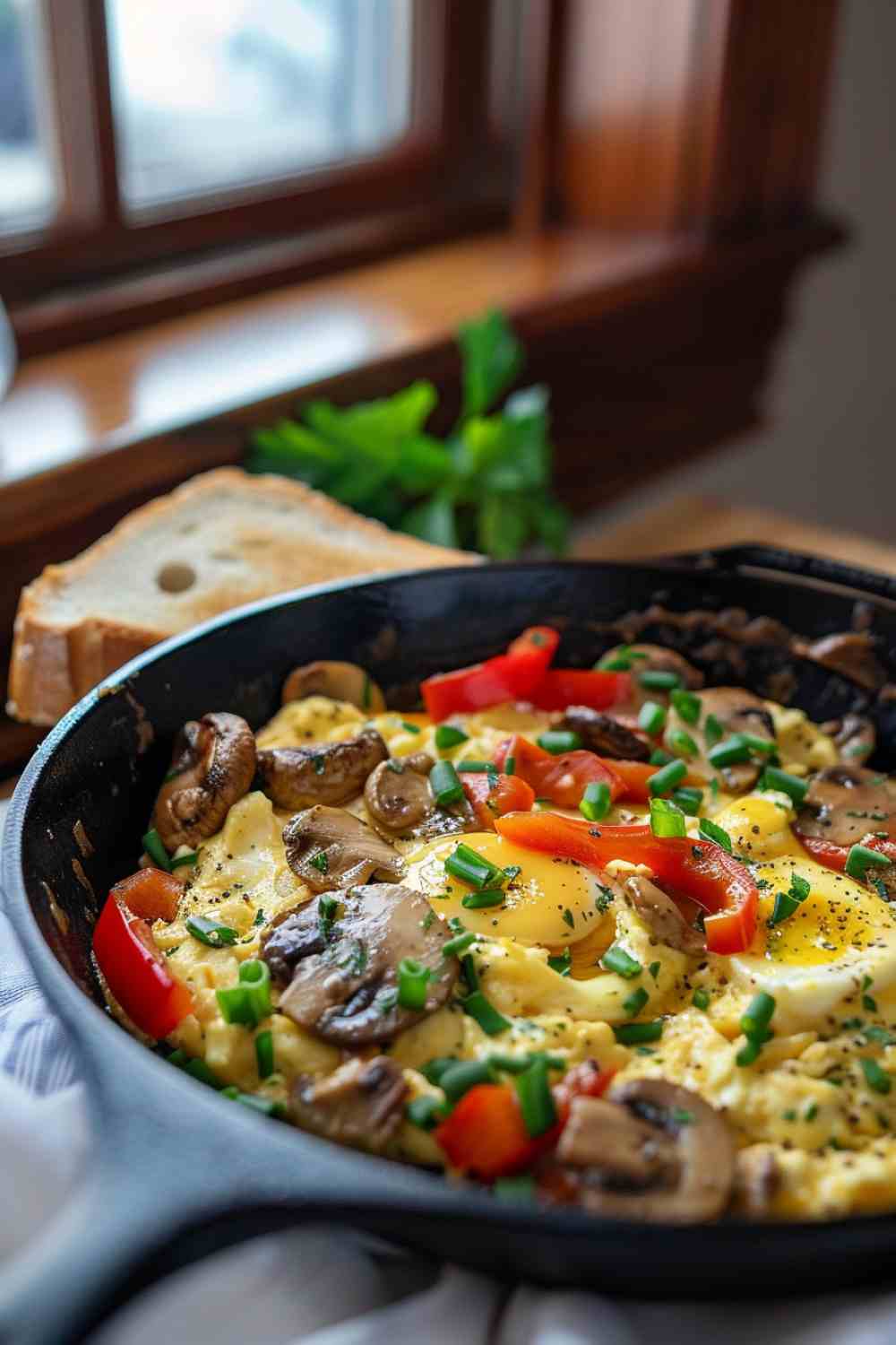 Mushroom and Egg Breakfast Skillet