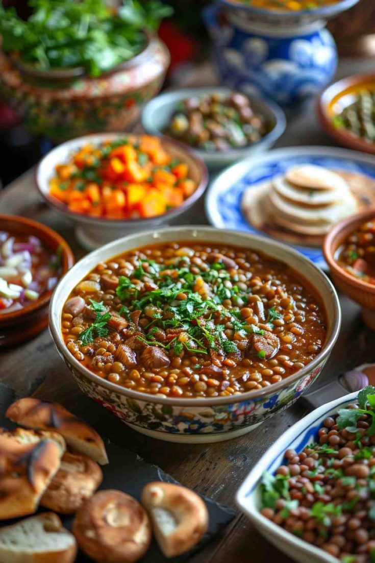 Mushroom and Lentil Stew