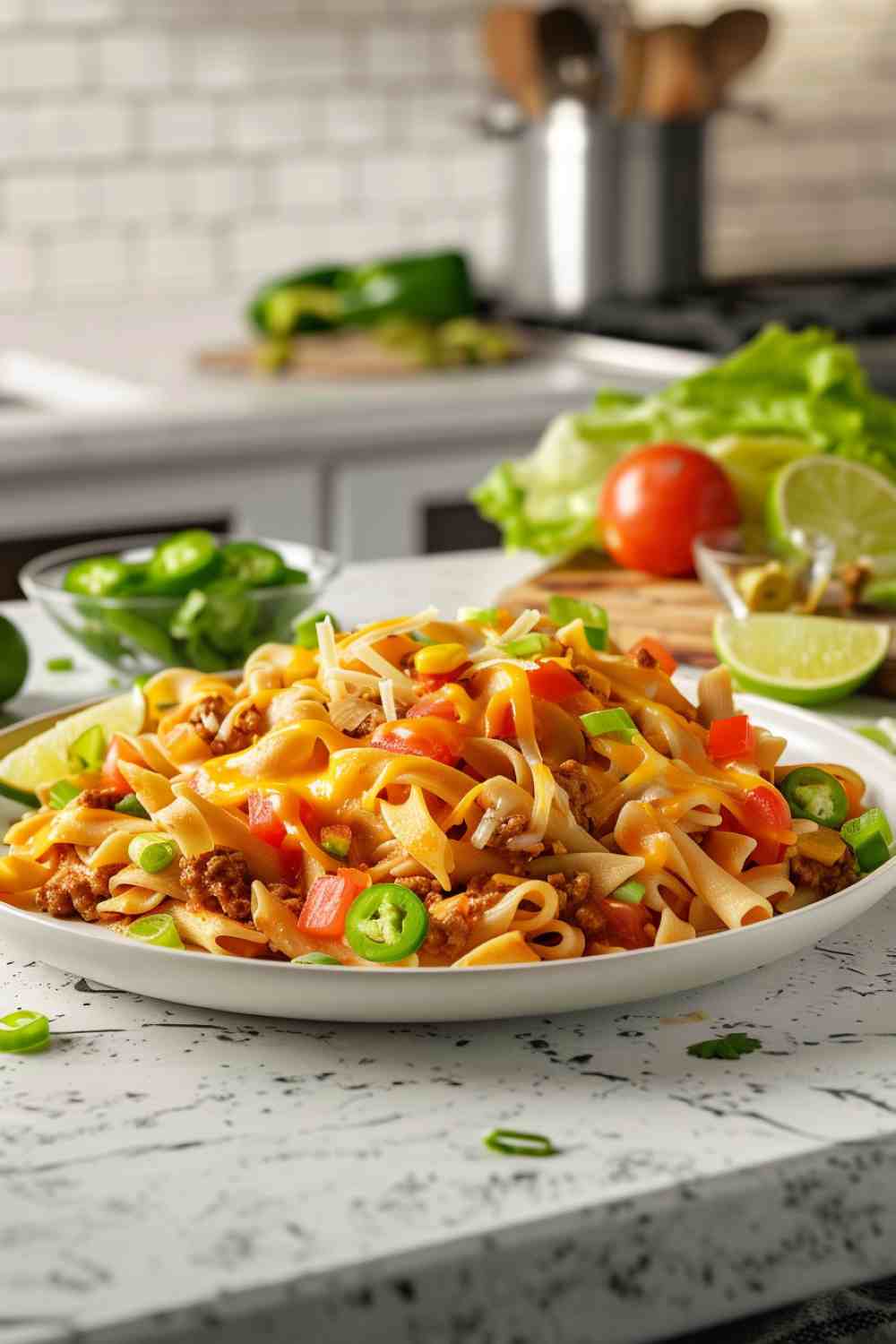 One-Pot Cheesy Taco Pasta One-Pot Cheesy Taco Pasta