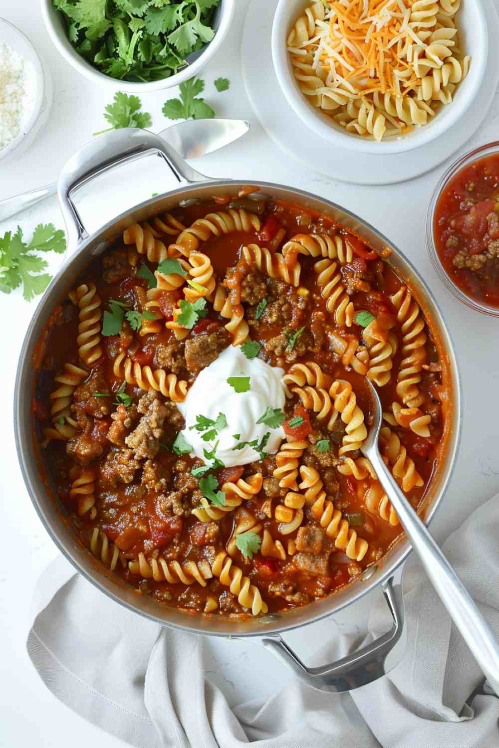 One-Pot Cheesy Taco Pasta One-Pot Cheesy Taco Pasta