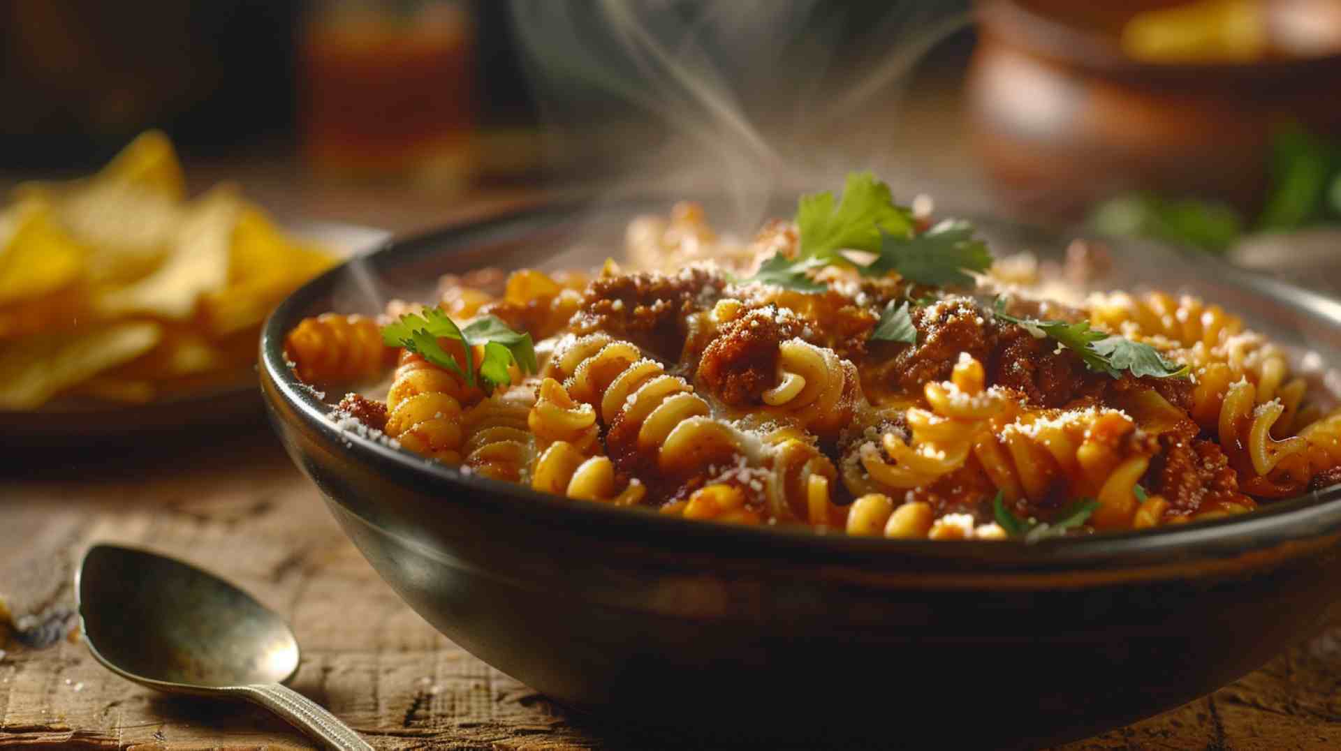 One-Pot Cheesy Taco Pasta