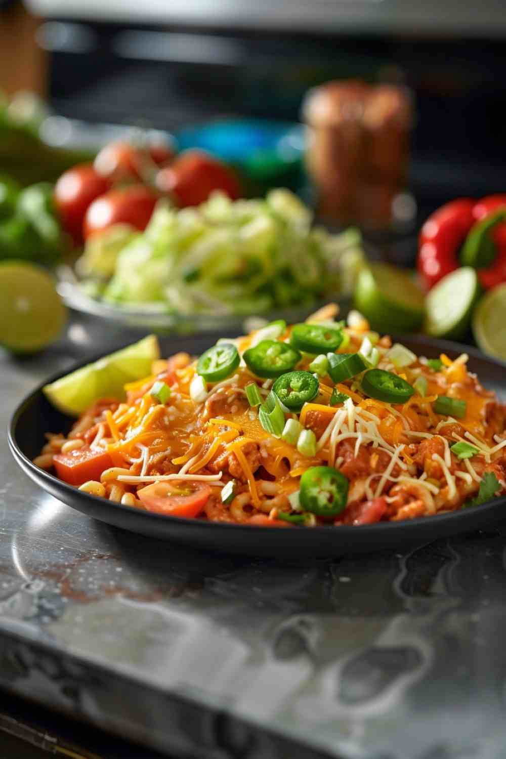 One-Pot Cheesy Taco Pasta One-Pot Cheesy Taco Pasta