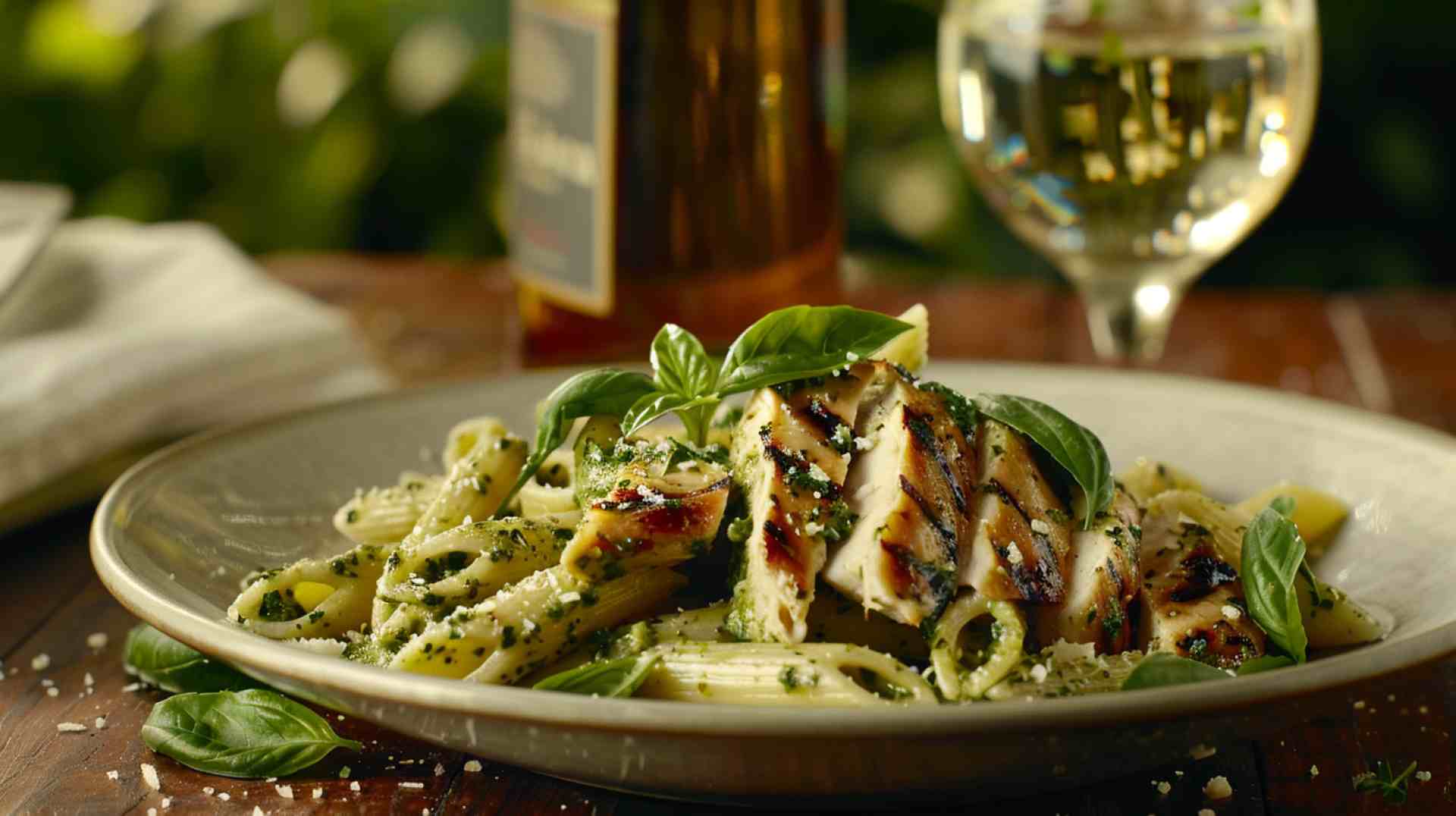 Pesto Chicken Penne Pasta