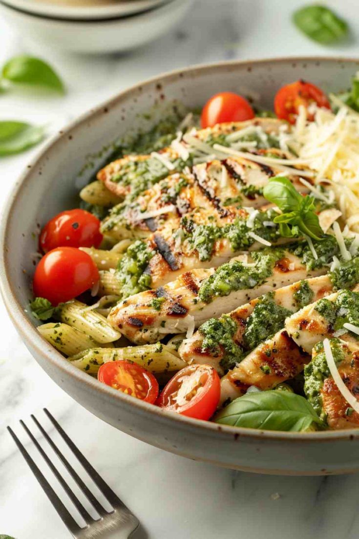 Pesto Chicken Penne Pasta