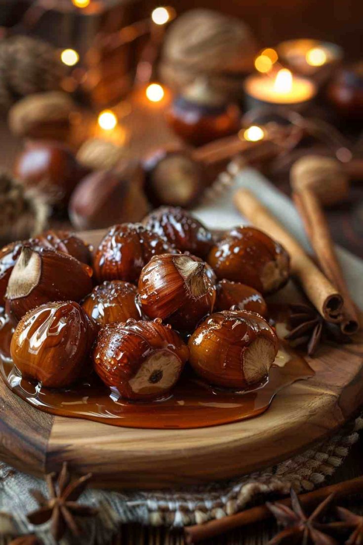 Roasted Chestnuts in Honey Glaze