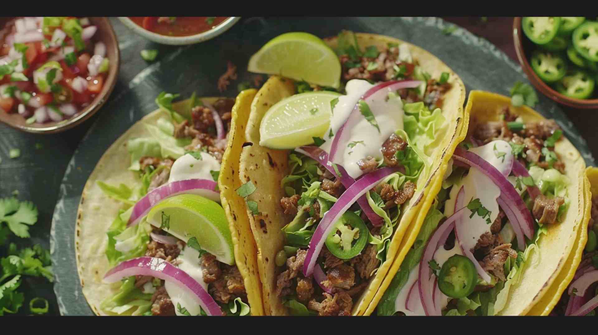 Savory Beef Tacos with All the Fixings