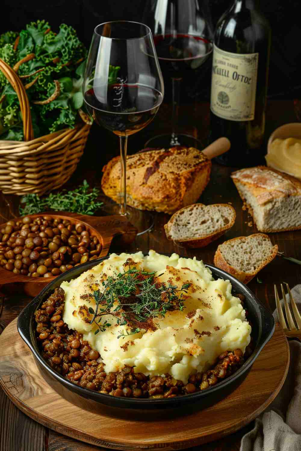 Savory Lentil Shepherd’s Pie