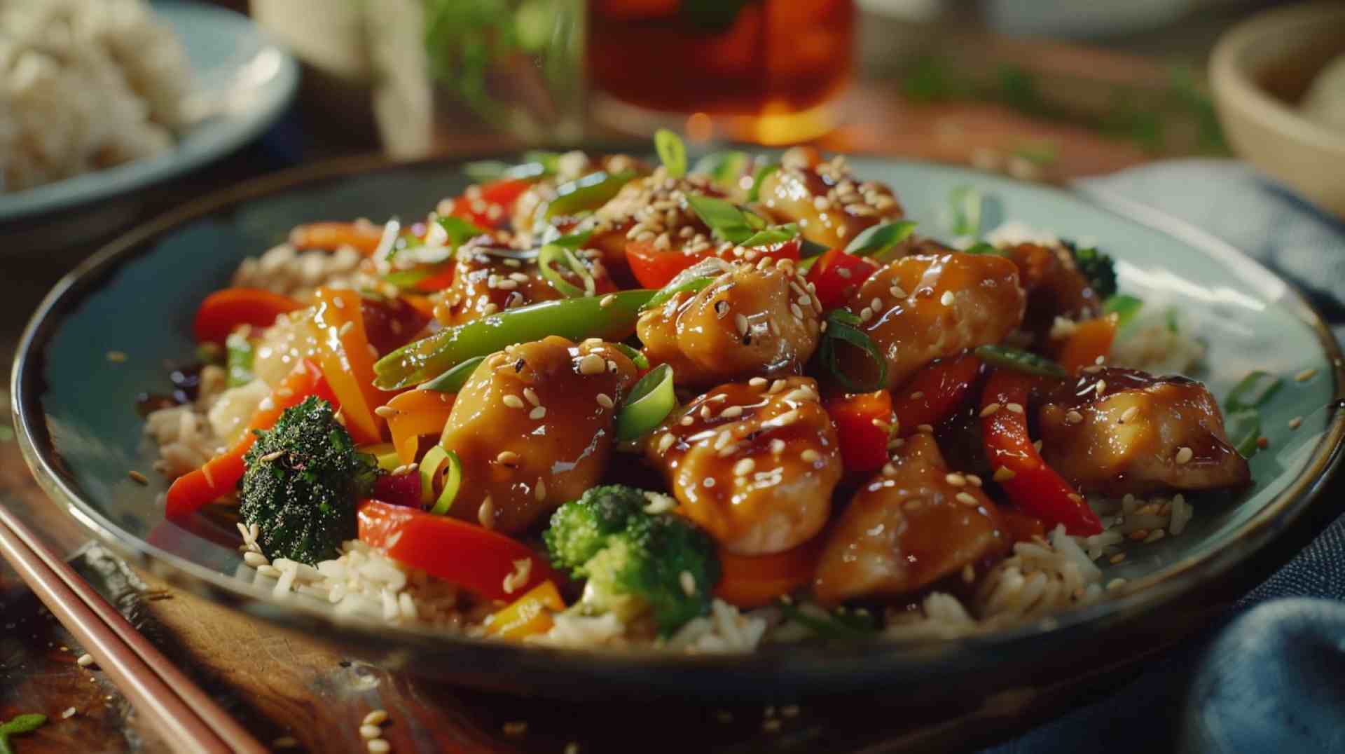 Sesame Ginger Chicken Stir-Fry