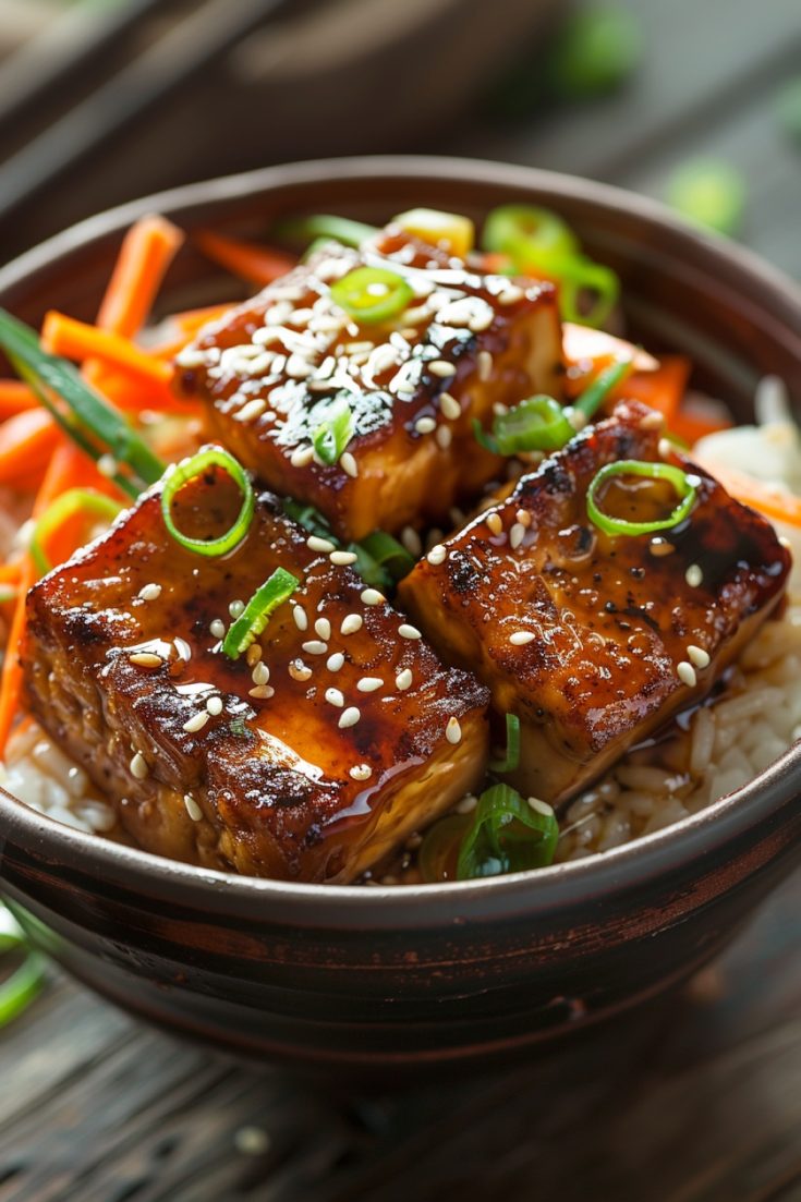 Sesame Ginger Tofu Bowls