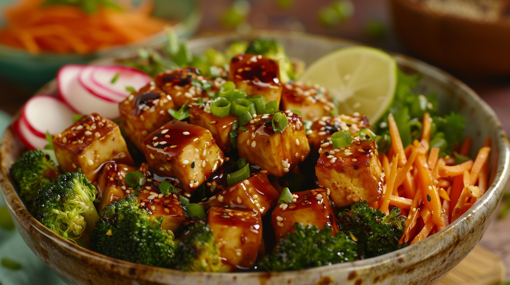 Sesame Ginger Tofu Bowls