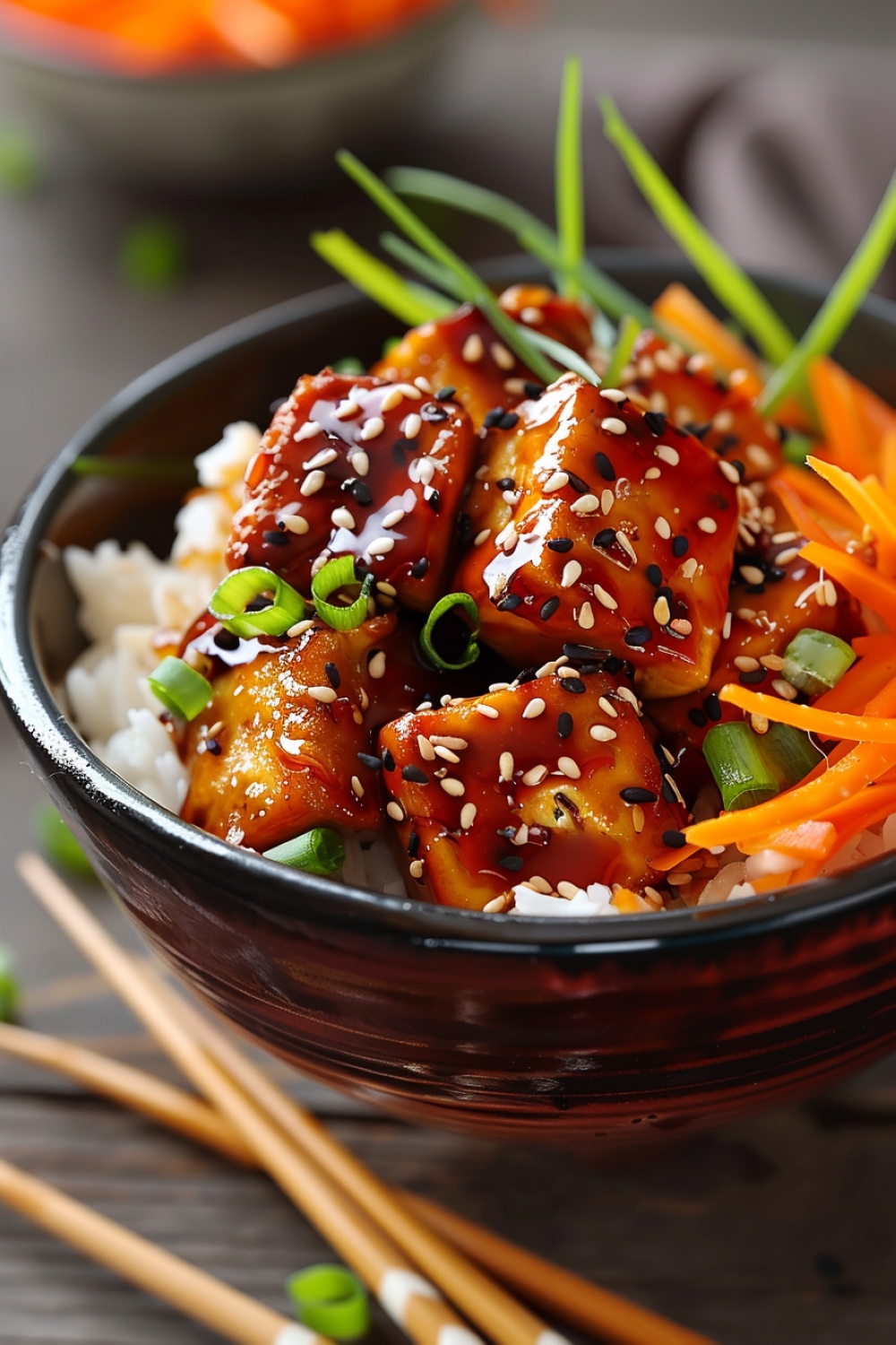 Sesame Ginger Tofu Bowls