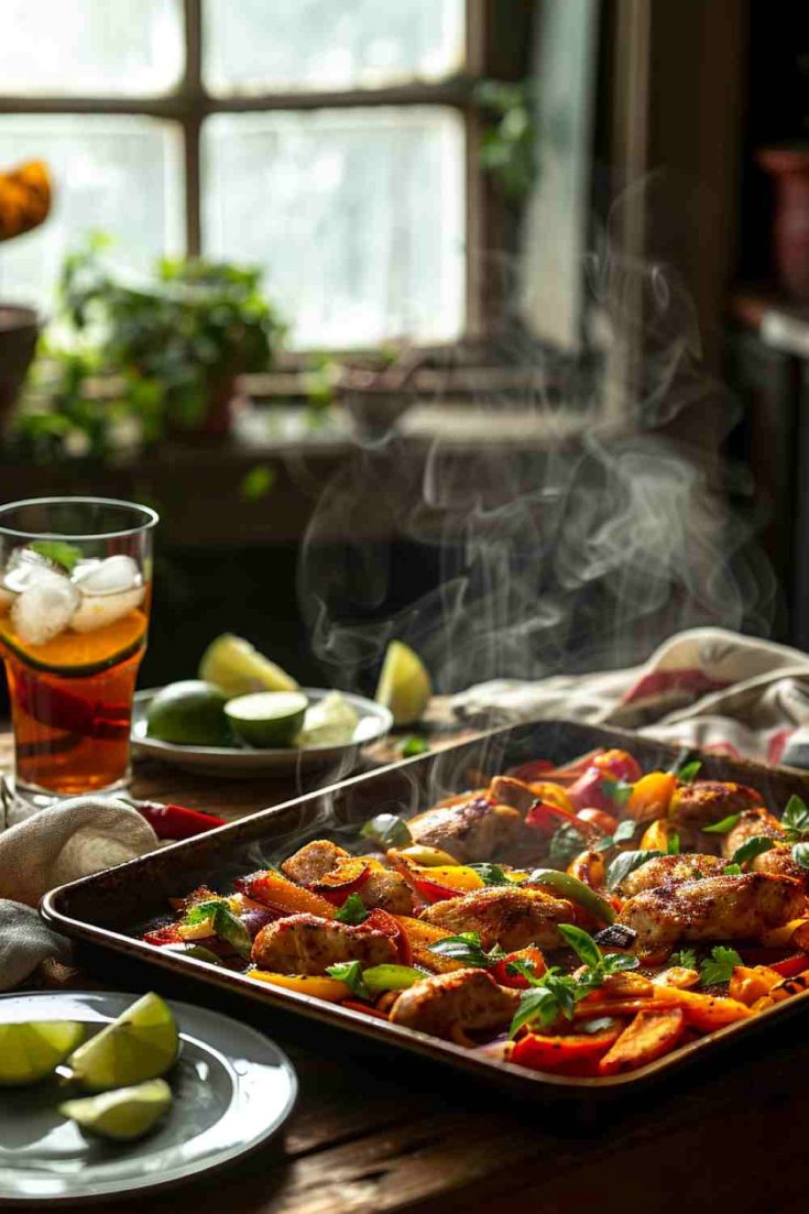 Sheet Pan Chicken Fajitas